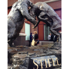 famous bronze sculpture artists metal craft bear bull statue